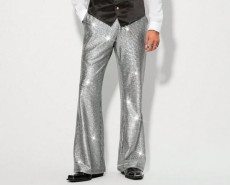 Silver Disco Pants